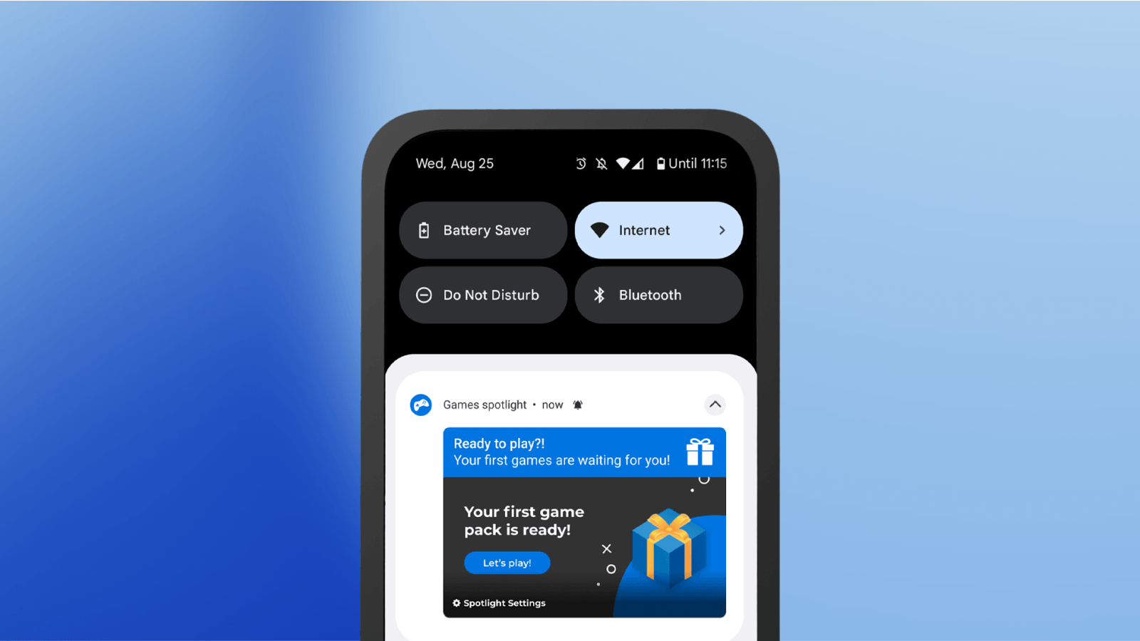 Captura de tela do dispositivo