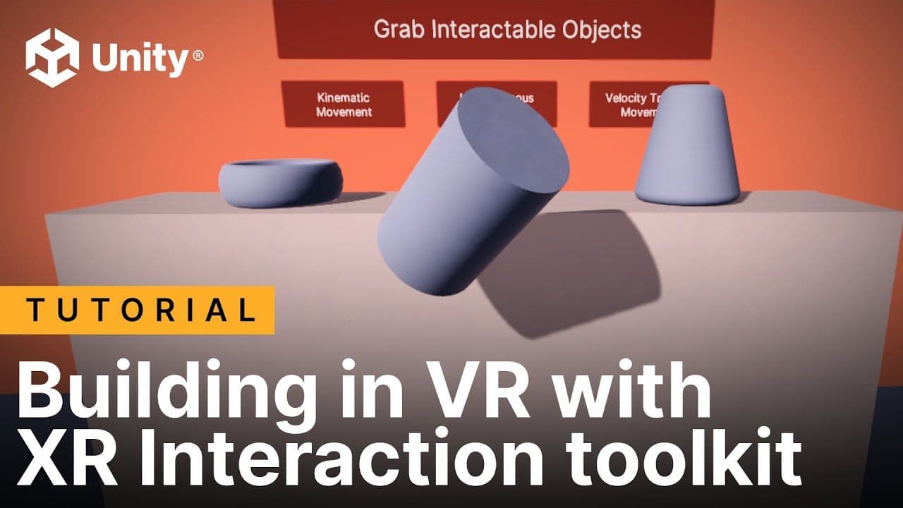 E-Book-Cover für das Erstellen in VR mit XR Interaction Toolkit