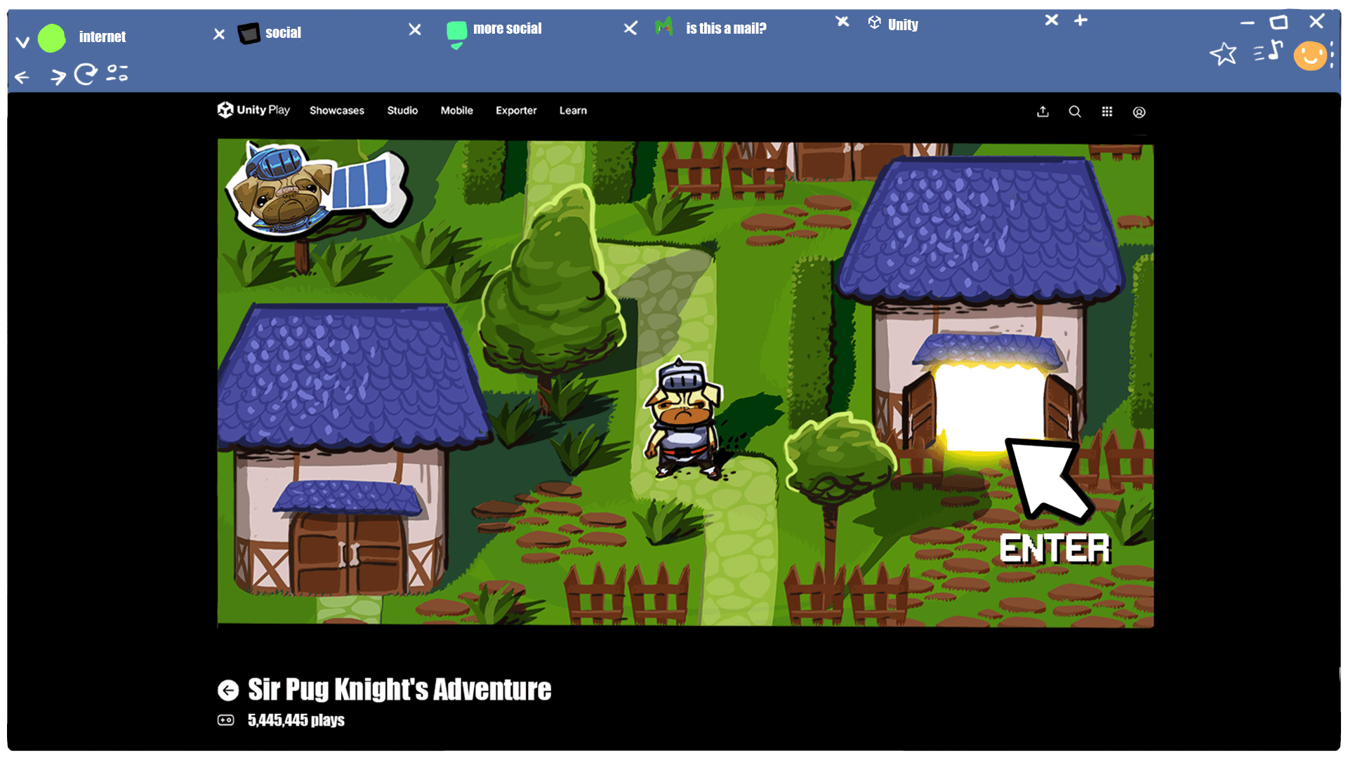 Image de démarrage avec Unity Web